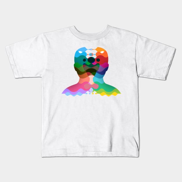 Brain Split Kids T-Shirt by L'Appel du Vide Designs by Danielle Canonico